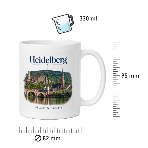 Tasse »Heidelberg – Altstadt & Schloss«