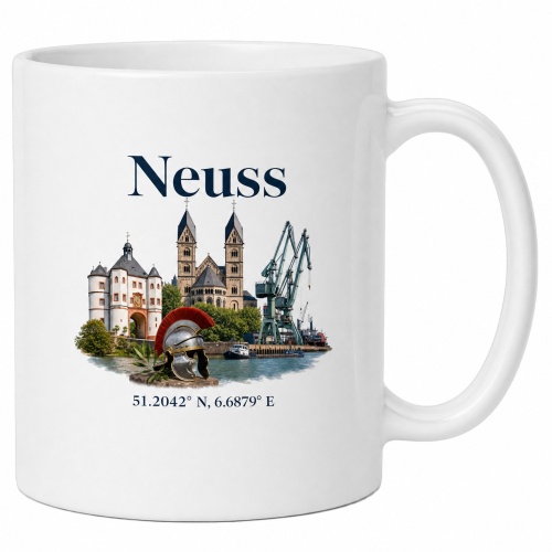 Tasse »Neuss – Wahrzeichen & Skyline«