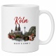 Tasse »Köln Skyline & Koordinaten«