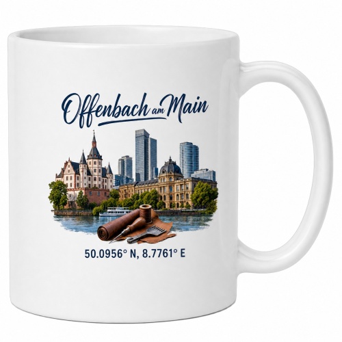 Tasse »Offenbach am Main Skyline«