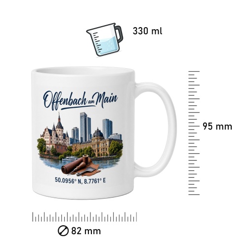 Tasse »Offenbach am Main Skyline«