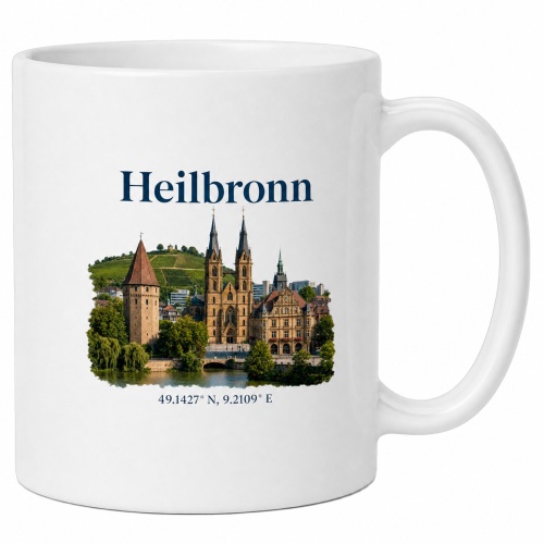 Tasse »Heilbronn Skyline«