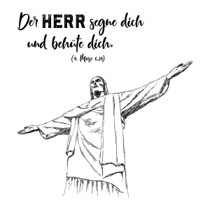 Tasse "Der Herr segne dich"