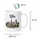 Tasse »Ulm – Stadtmotiv mit Koordinaten«