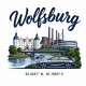 Tasse »Wolfsburg Skyline mit Schloss und Autowerk«