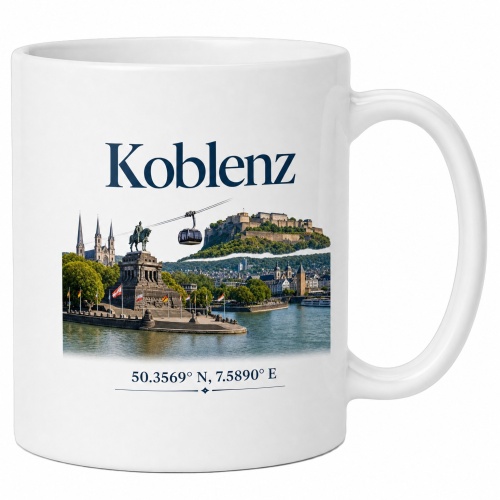 Tasse »Koblenz – Sehenswürdigkeiten...