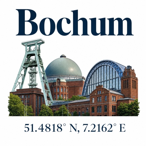 Tasse »Bochum Sehenswürdigkeiten«