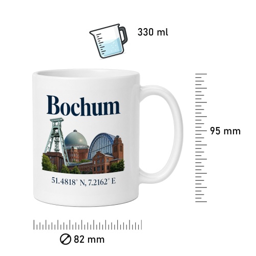 Tasse »Bochum Sehenswürdigkeiten«