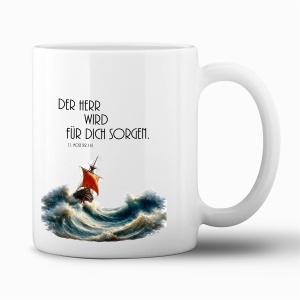 Tasse "Der Herr wird für dich sorgen"
