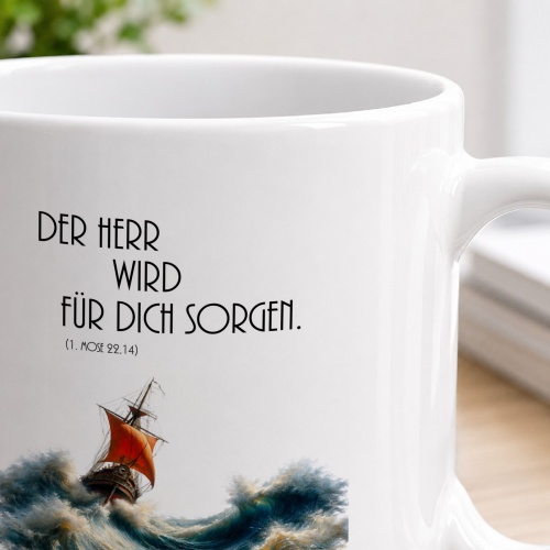 Tasse »Der Herr wird für dich sorgen«