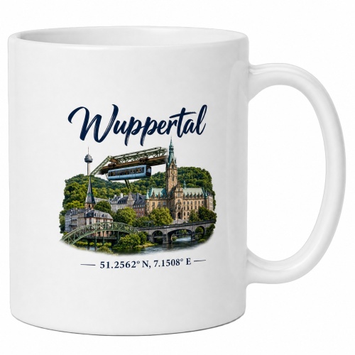 Tasse »Wuppertal Sehenswürdigkeiten«