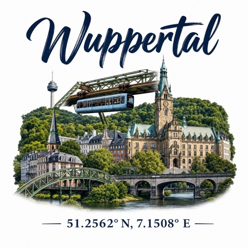 Tasse »Wuppertal Sehenswürdigkeiten«