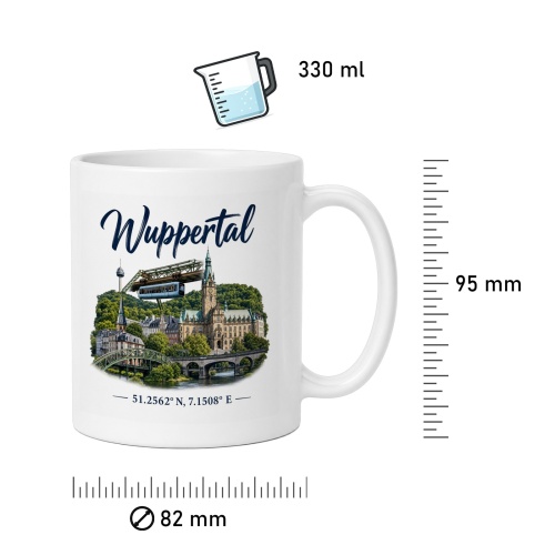 Tasse »Wuppertal Sehenswürdigkeiten«