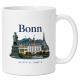 Tasse »Bonn – Sehenswürdigkeiten & Koordinaten«