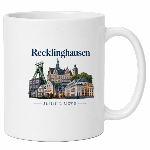 Tasse »Recklinghausen Sehenswürdigkeiten«