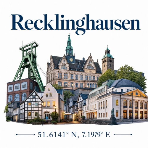 Tasse »Recklinghausen Sehenswürdigkeiten«