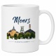 Tasse »Moers Skyline & Koordinaten«