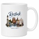 Tasse »Rostock Skyline & Koordinaten«