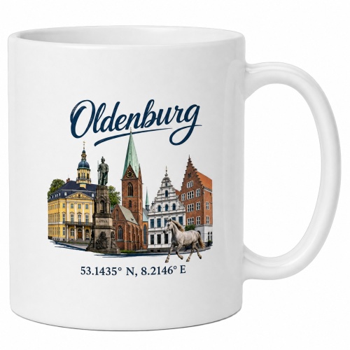 Tasse »Oldenburg – Wahrzeichen &...
