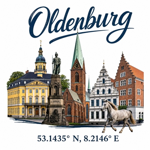 Tasse »Oldenburg – Wahrzeichen &...