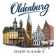 Tasse »Oldenburg – Wahrzeichen & Koordinaten«