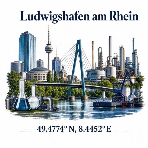 Tasse »Ludwigshafen am Rhein Skyline«