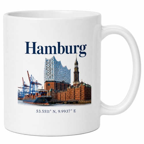 Tasse »Hamburg – Skyline &...