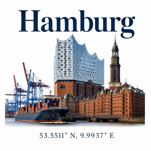 Tasse »Hamburg – Skyline &...