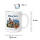 Tasse »München Skyline mit Brezn«