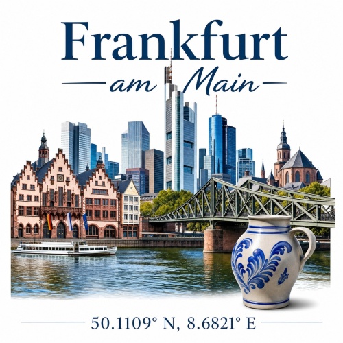 Tasse »Frankfurt am Main Skyline«