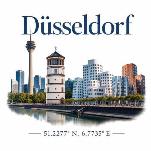 Tasse »Düsseldorf Skyline«