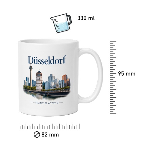 Tasse »Düsseldorf Skyline«