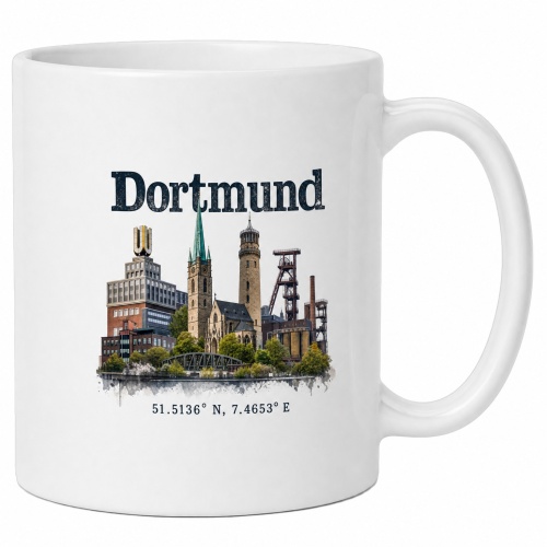 Tasse »Dortmund Skyline«