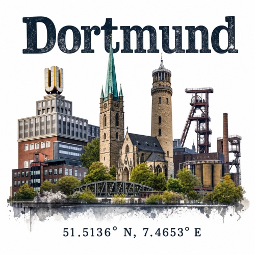 Tasse »Dortmund Skyline«