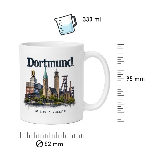 Tasse »Dortmund Skyline«