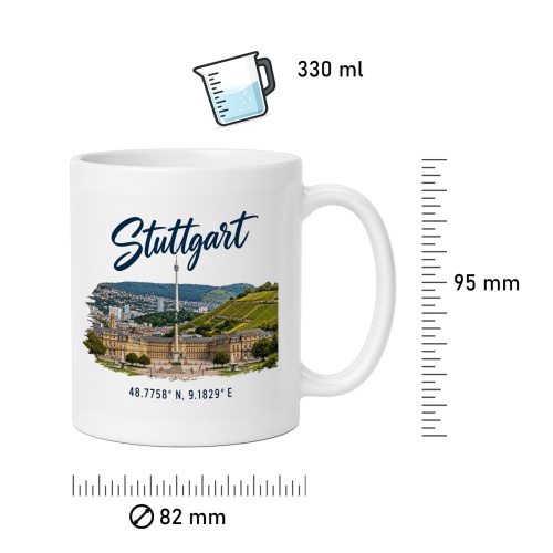Tasse »Stuttgart Skyline«