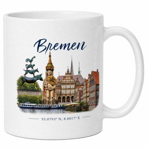 Tasse »Bremen Sehenswürdigkeiten«