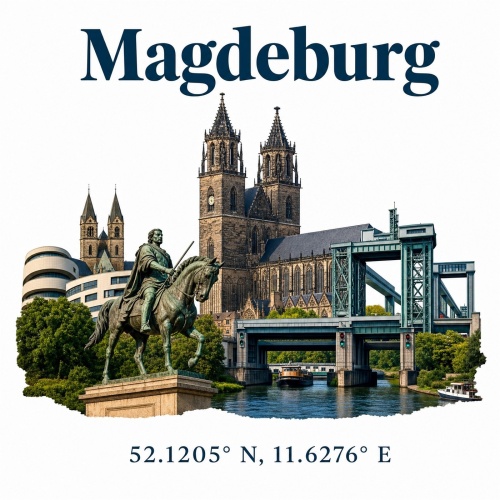 Tasse »Magdeburg – Wahrzeichen &...