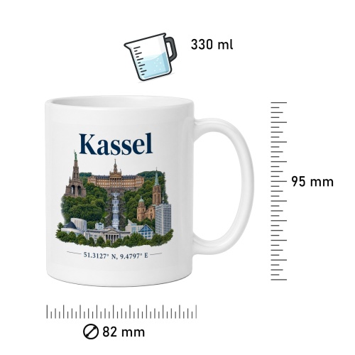 Tasse »Kassel Sehenswürdigkeiten«