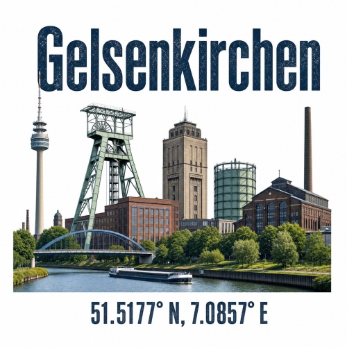 Tasse »Gelsenkirchen Skyline«