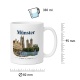 Tasse »Münster Skyline & Fahrrad«
