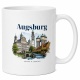 Tasse »Augsburg Skyline & Koordinaten«