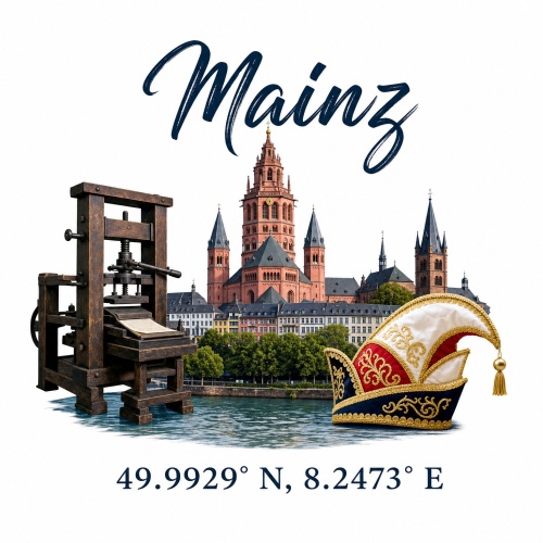 Tasse »Mainz Dom Druck Narrenkappe«