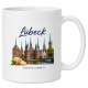 Tasse »Lübeck Skyline & Marzipan«