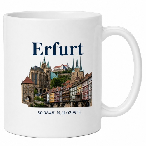 Tasse »Erfurt« mit Stadtmotiv