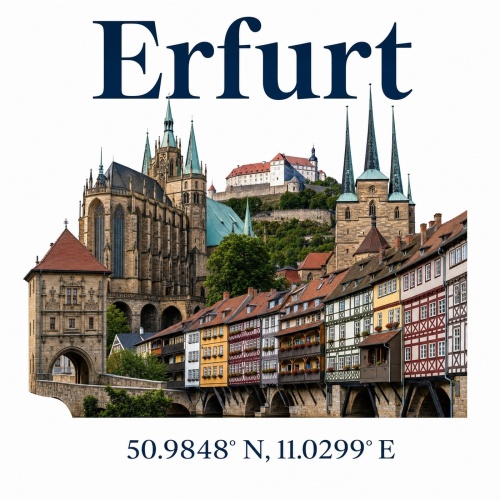 Tasse »Erfurt« mit Stadtmotiv