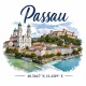 Tasse »Passau Stadtmotiv mit Koordinaten«