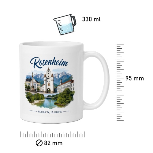 Tasse »Rosenheim Stadtmotiv«