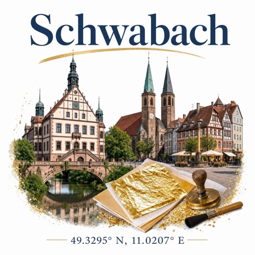 Tasse »Schwabach – Goldstadt &...