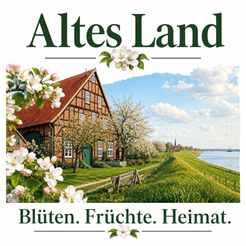 Tasse »Altes Land – Blüten....